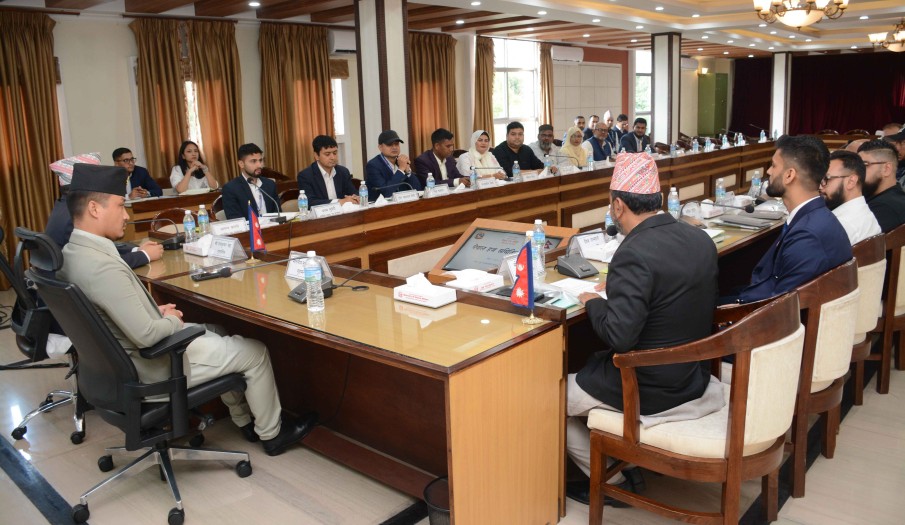 नेपाल हज समितिको बैठक (मिति २०८३।०५।०२)