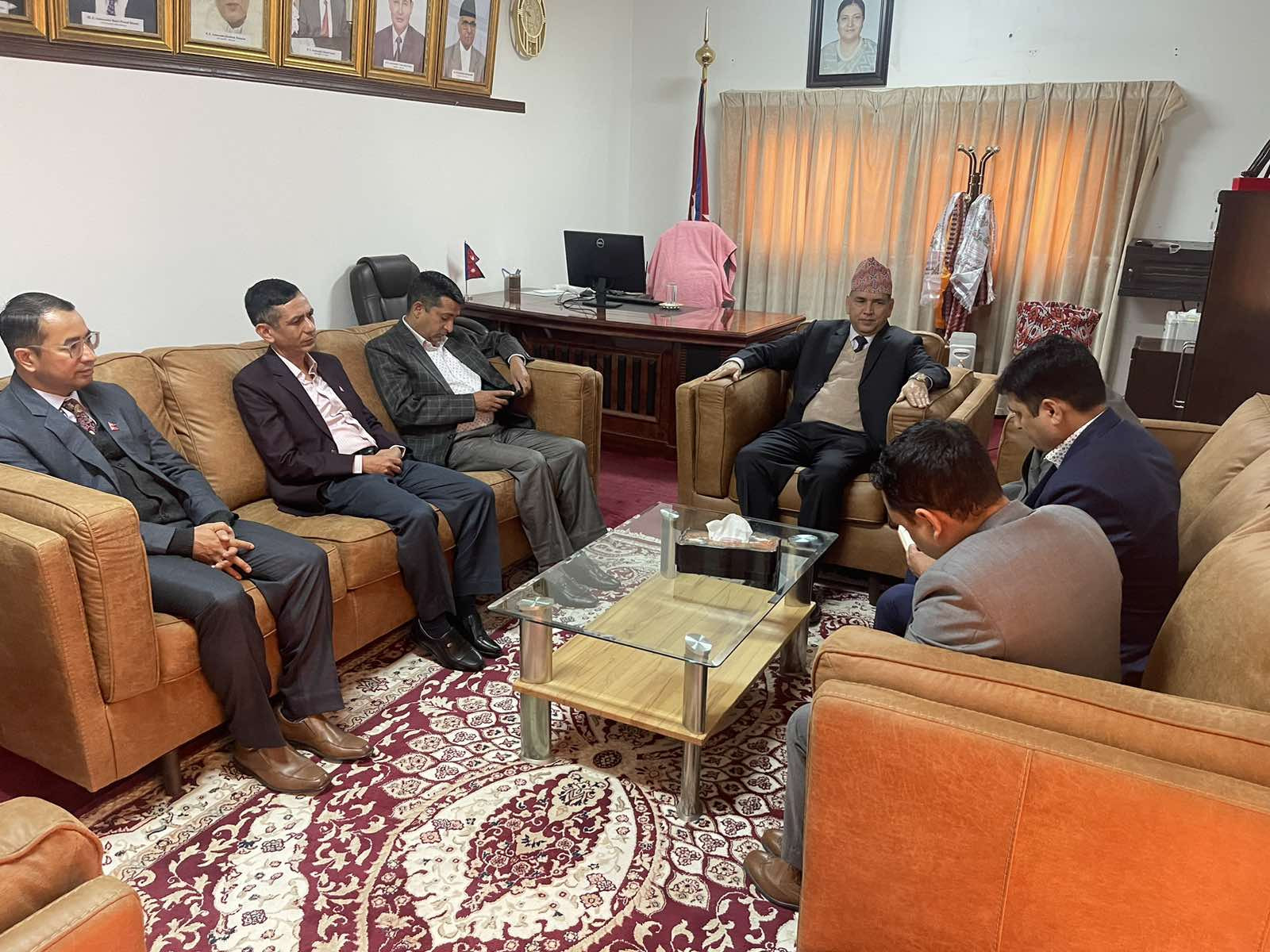 Photos from Kingdom Saudi Arabia visit of Ministry of Home Affairs and Haj committee Secretariat's officials.